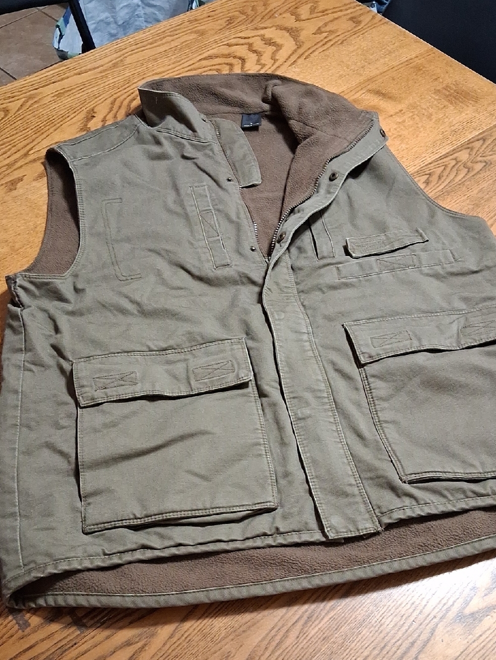 RED HEAD Vest Mens LARGE Used Preowned  Redhead Utility Outdoors Chore